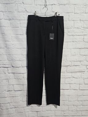 Simply Vera Vera Wang Black Straight-Leg Dress Trousers